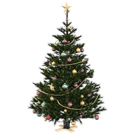 Vidaxl kerstboomstandaard zwart 50 x 50 x 16 cm massief grenenhout