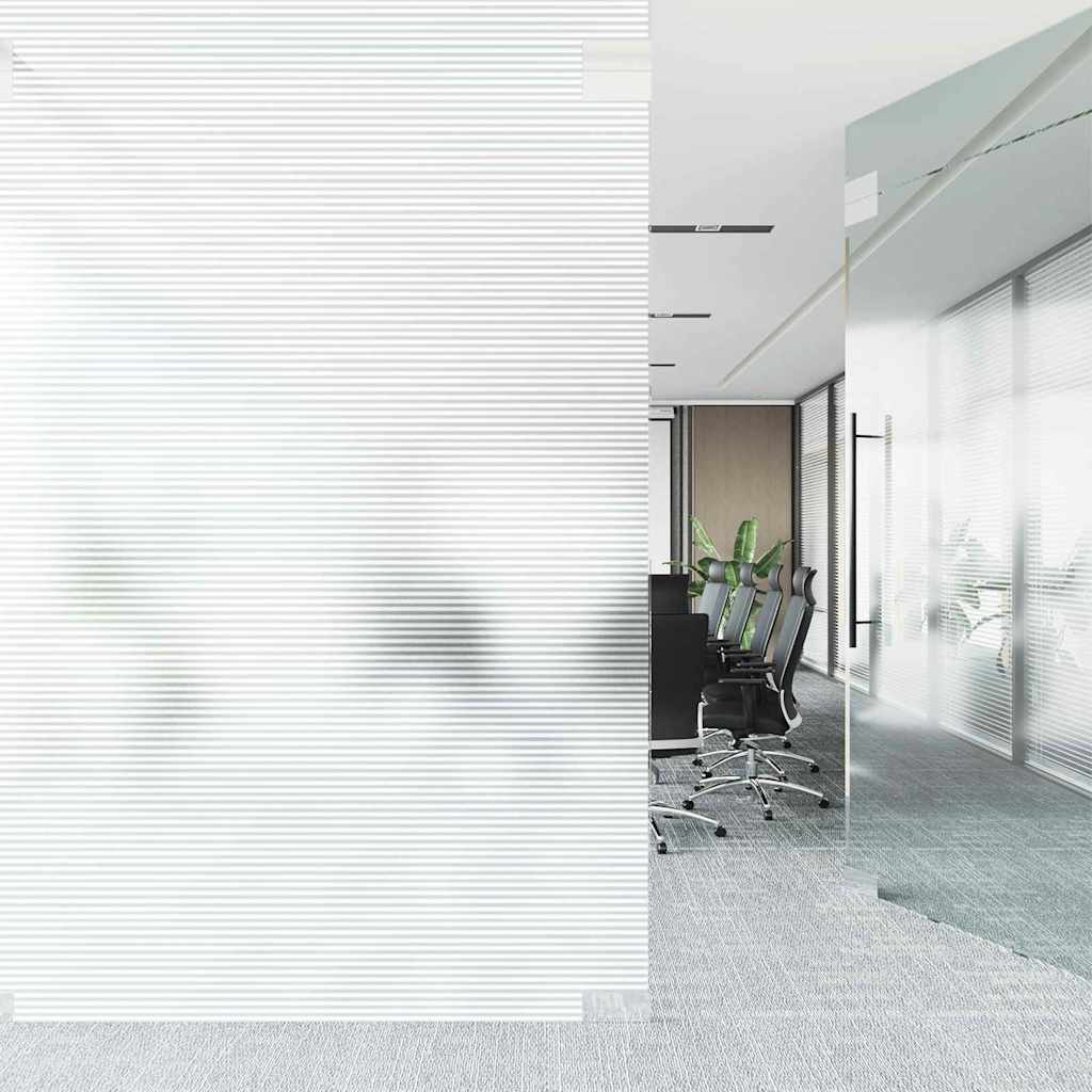 Vidaxl zelfklevende raamfolie gesatineerde strepen 60 x 2000 cm pvc
