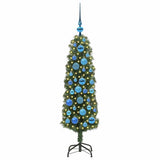 Vidaxl kunstkerstboom groen 120 cm pvc en staal en kunststof