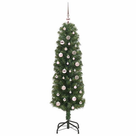 Vidaxl kunstkerstboom groen 150 cm pvc en staal en kunststof