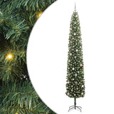 Vidaxl kunstkerstboom groen 270 cm pvc en staal en kunststof