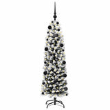 Vidaxl kunstkerstboom groen 150 cm pvc en staal en kunststof