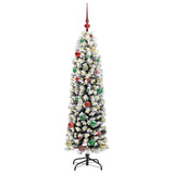 Vidaxl kunstkerstboom groen 150 cm pvc en staal en kunststof