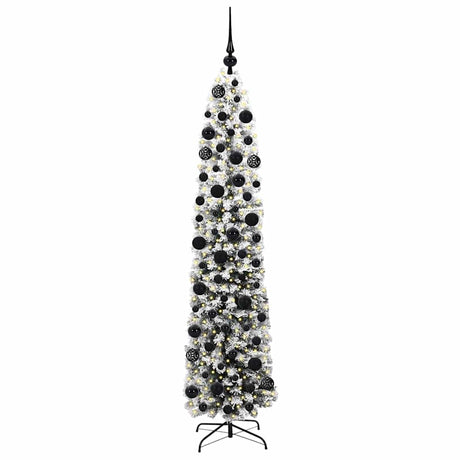 Vidaxl kunstkerstboom groen 180 cm pvc en staal en kunststof