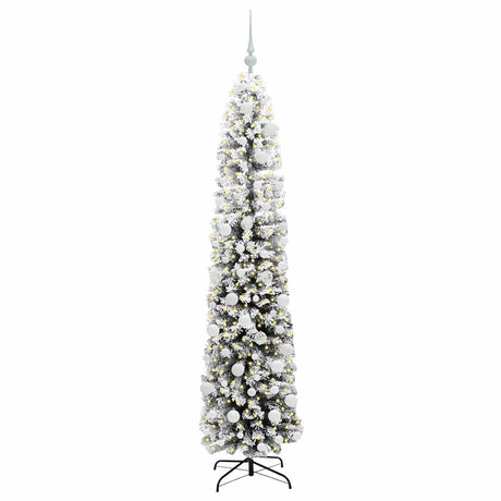 Vidaxl kunstkerstboom groen 180 cm pvc en staal en kunststof