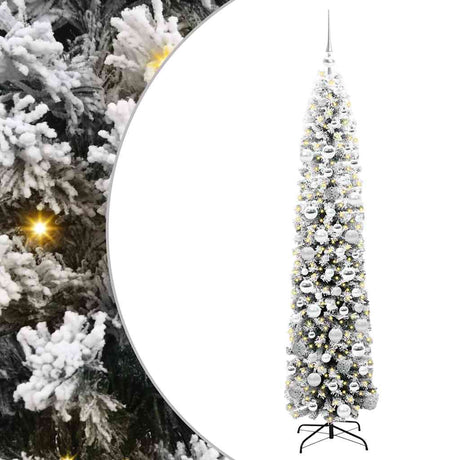 Vidaxl kunstkerstboom groen 180 cm pvc en staal en kunststof