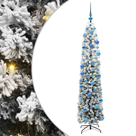 Vidaxl kunstkerstboom groen 180 cm pvc en staal en kunststof
