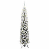 Vidaxl kunstkerstboom groen 210 cm pvc en staal en kunststof