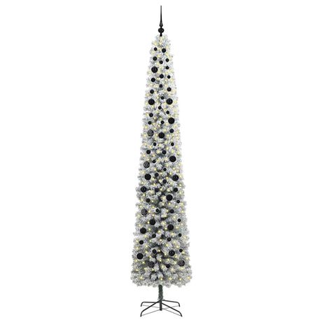 Vidaxl kunstkerstboom groen 270 cm pvc en staal en kunststof