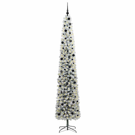 Vidaxl kunstkerstboom groen 300 cm pvc en staal en kunststof