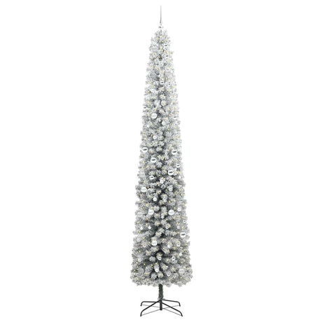 Vidaxl kunstkerstboom groen 300 cm pvc en staal en kunststof
