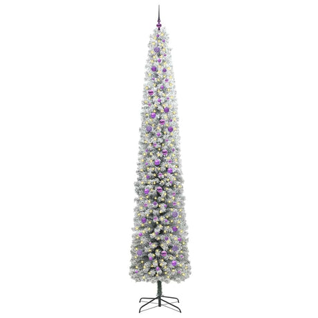 Vidaxl kunstkerstboom groen 300 cm pvc en staal en kunststof