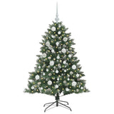 Vidaxl kunstkerstboom met 150 led groen 120 cm pvc en plastic en staal