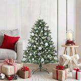 Vidaxl kunstkerstboom met 150 led groen 120 cm pvc en plastic en staal