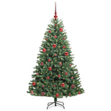 Vidaxl kunstmatige inklapbare kerstboom groen 150 cm pvc en metaal
