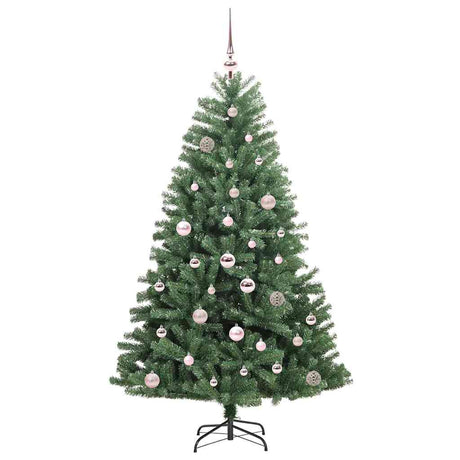 Vidaxl kunstmatige inklapbare kerstboom groen 150 cm pvc en metaal