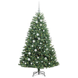 Vidaxl kunstmatige inklapbare kerstboom groen 150 cm pvc en metaal
