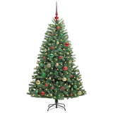 Vidaxl kunstmatige inklapbare kerstboom groen 150 cm pvc en metaal