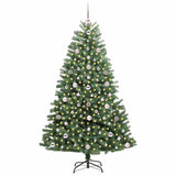 Vidaxl kunstmatige inklapbare kerstboom groen 180 cm pvc en metaal