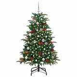 Vidaxl kunstkerstboom groen 150 cm pvc en metaal en plastic