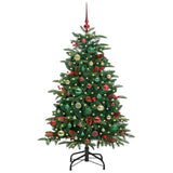 Vidaxl kunstkerstboom groen 150 cm pvc en metaal en plastic