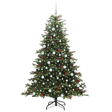 Vidaxl kunstkerstboom groen 180 cm pvc en metaal en plastic