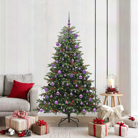 Vidaxl kunstkerstboom groen 180 cm pvc en metaal en plastic