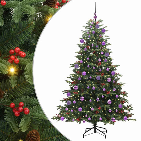 Vidaxl kunstkerstboom groen 180 cm pvc en metaal en plastic