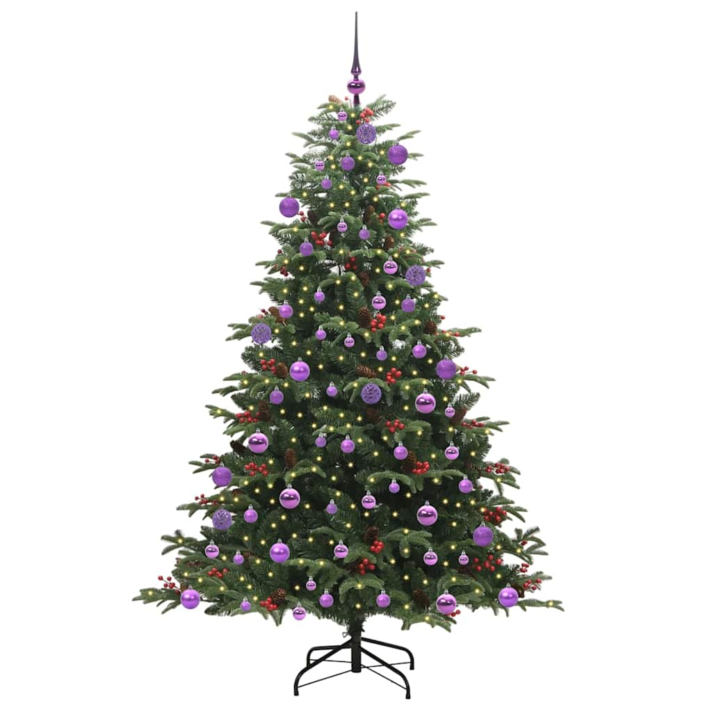 Vidaxl kunstkerstboom groen 180 cm pvc en metaal en plastic