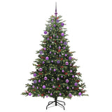 Vidaxl kunstkerstboom groen 180 cm pvc en metaal en plastic