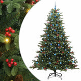 Vidaxl kunstkerstboom groen 240 cm pvc en metaal en plastic