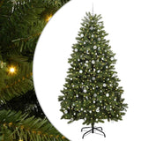 Vidaxl kunstkerstboom met 300 led groen 240 cm pvc en metaal