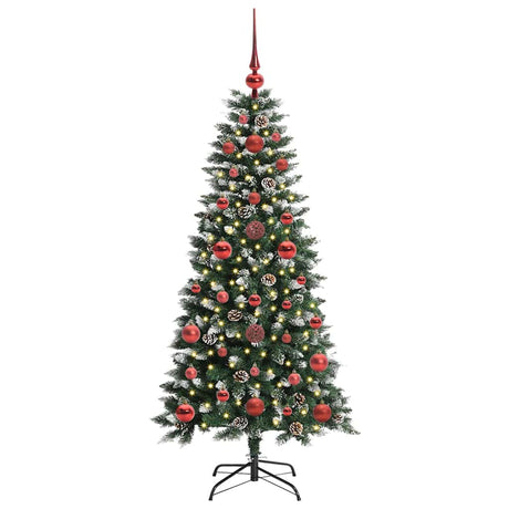 Vidaxl kunstkerstboom met 150 led groen 120 cm pvc en plastic en staal