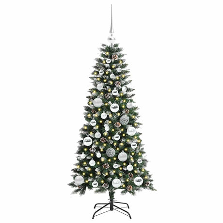 Vidaxl kunstkerstboom met 150 led groen 120 cm pvc en plastic en staal