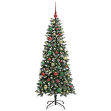 Vidaxl kunstkerstboom met 150 led groen 150 cm pvc en plastic en staal