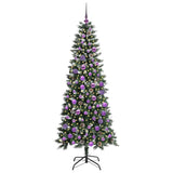 Vidaxl kunstkerstboom met 300 led groen 180 cm pvc en plastic en staal