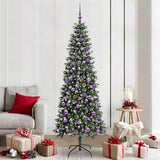 Vidaxl kunstkerstboom met 300 led groen 210 cm pvc en plastic en staal