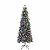 Vidaxl kunstkerstboom met 300 led groen 210 cm pvc en plastic en staal