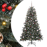 Vidaxl kunstkerstboom met 150 led groen 150 cm pvc en plastic en staal