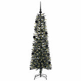 Vidaxl kunstkerstboom met 150 led groen 150 cm pvc en plastic en staal