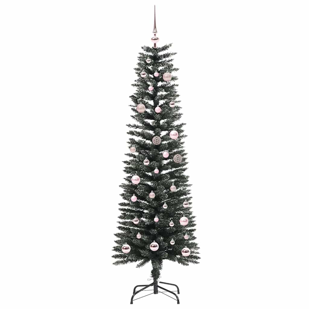 Vidaxl kunstkerstboom met 150 led groen 150 cm pvc en plastic en staal