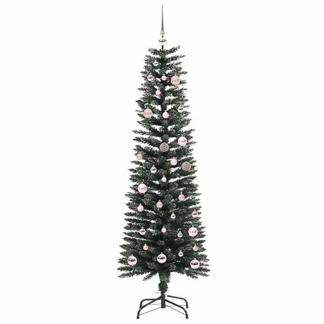 Vidaxl kunstkerstboom met 150 led groen 150 cm pvc en plastic en staal