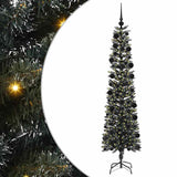 Vidaxl kunstkerstboom met 300 led groen 210 cm pvc en plastic en staal