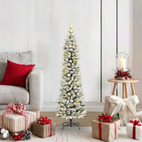 Vidaxl kunstkerstboom met 150 led wit 120 cm pvc en metaal en plastic