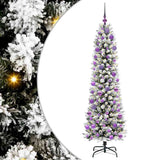 Vidaxl kunstkerstboom met 300 led wit 180 cm pvc en metaal en plastic