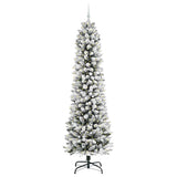 Vidaxl kunstkerstboom met 300 led wit 240 cm pvc en metaal en plastic