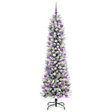 Vidaxl kunstkerstboom met 300 led wit 240 cm pvc en metaal en plastic