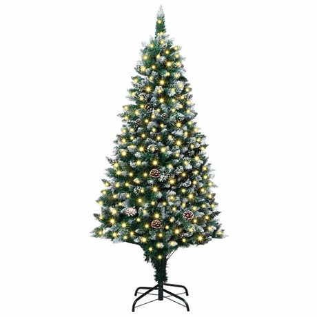 Vidaxl kunstkerstboom groen 180 cm pvc en staal en kunststof
