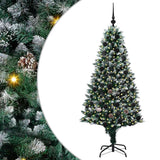 Vidaxl kunstkerstboom groen 180 cm pvc en staal en kunststof