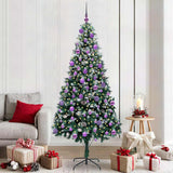 Vidaxl kunstkerstboom groen 210 cm pvc en staal en kunststof